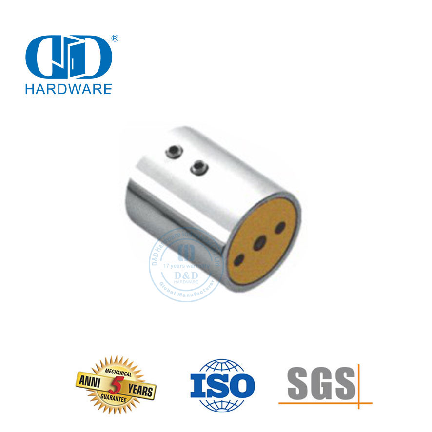 Sistema de cabina de ducha de acero inoxidable Panel de ducha de vidrio sin marco Conector de soporte de panel de vidrio-DDSC033