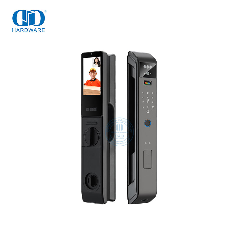 Combinación inteligente Electrónica 1080 HD Cámaras Wifi Cerradura inteligente remota con huella digital y cámara -DDEL004