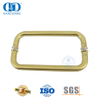 Accesorios para puertas de baño Barra para toallas Puerta corrediza de vidrio Tirador de espalda con espalda-DDPH007-A-SB