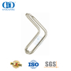 Tirador estilo codo espalda con espalda montado en vidrio de acero inoxidable satinado 316-DDPH012
