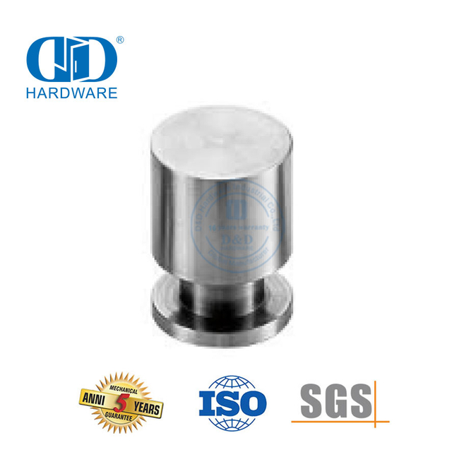 Perillas redondas de muebles sólidos de acero inoxidable de moda para tocador con cajones de gabinete-DDFH046