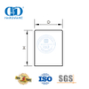 Tiradores y perillas cuadrados para gabinetes de cocina de muebles pequeños-DDFH063