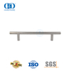 Manija de puerta de baño plateada con barra en T de acero inoxidable moderna para puerta de vidrio-DDPH031-SSS