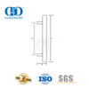 Tirador de acero inoxidable simple y moderno Brilliance para puerta de vidrio de baño-DDPH016-A Φ25-MB