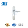 Manija de palanca de placa de puerta ovalada de acero inoxidable 304 con cerradura usada para oficina -DDTP003