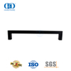 Tirador cuadrado de acero inoxidable de 12x12 mm para puerta de vidrio exterior de cuarto de ducha-DDPH034-MB