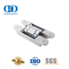 Bisagra de aleación de zinc Hardware oculto invisible 3D Cierre suave Bisagra de puerta exterior interior comercial a tope resistente-DDCH008-G80