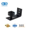Herrajes para puertas de madera de granero corredizas de acero inoxidable Herrajes de acero para garaje Herrajes para puertas de derivación-DDBD079