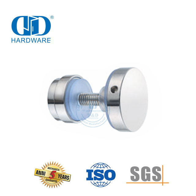 Abrazadera de tubo para accesorios de baño, herrajes para puertas corredizas de acero inoxidable-DDSL001-4