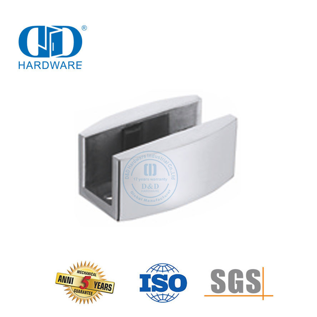 Accesorios de vidrio de acero inoxidable Herrajes para puertas corredizas Shimmy Arrester-DDSL001-7