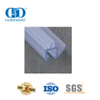 Hardware de vidrio de alta calidad, sello superior de puerta de vidrio de PVC, tira de sellado de goma de silicona, tira de sellado de ducha-DDWS005