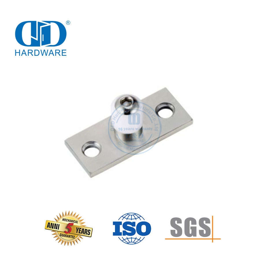Accesorio de vidrio de acero inoxidable eficiente, placa colgante, accesorios de baño para puerta corrediza de vidrio-DDGS004