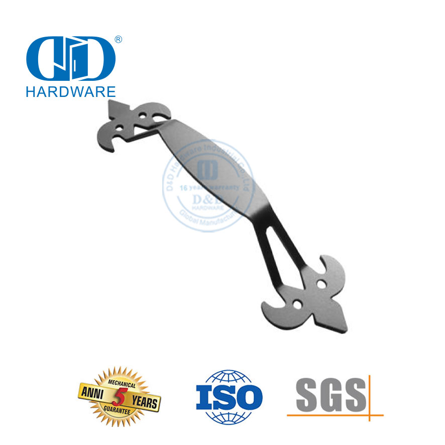 Gran oferta, Hardware de estilo americano de acero inoxidable, tirador de puerta de Metal de granero, Kit de Hardware-DDBD126