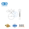 Colgador de puerta corredera Accesorios de baño de acero inoxidable Herrajes de vidrio Herrajes para puerta para puerta corredera-DDGS131