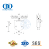 Abrazadera de puerta de acero inoxidable de aluminio, colgador de puerta corredera, accesorio de puerta enrollable para puerta corredera de una sola puerta-DDGS133