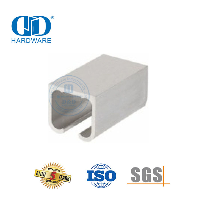 Colgador de puerta corredera de aluminio de acero inoxidable, accesorios de muebles para baño, puerta corredera Interior-DDGS140