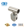 Conector de bisagra de ducha de acero inoxidable Conector de esquina de pared de vidrio Ajuste de parche Abrazadera superior de vidrio-DDWC002