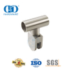 Conector de esquina de pared de vidrio de acero inoxidable Conector de vidrio con clip de esquina de tubo de abrazadera superior de vidrio-DDWC003