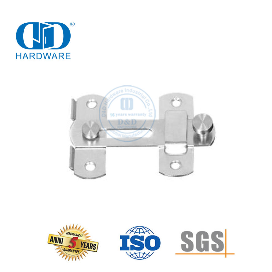 Protector de cerradura de puerta exterior de almacén de acero inoxidable, tipo manivela, protector de puerta de seguridad para el hogar de hotel-DDDG014