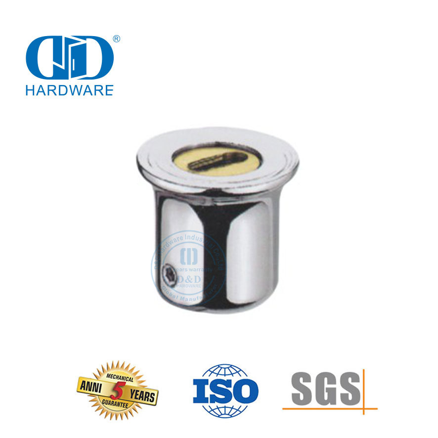 Conector de puerta de ducha de tubo ajustable de vidrio corredizo de baño de acero inoxidable Conector de soporte de panel de vidrio-DDSC032
