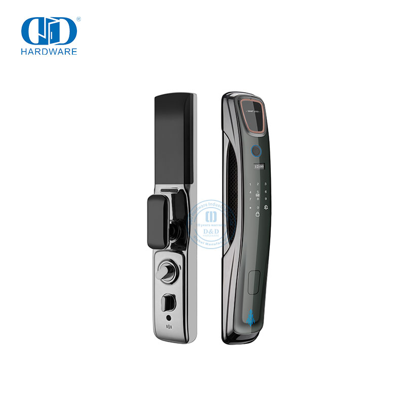 Captura remota Wifi de nuevo diseño con cerradura de puerta inteligente con huella dactilar y llave de cámara-DDEL010