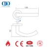 Manijas de palanca para puerta externa comercial de latón satinado de acero inoxidable-DDTH011-SB