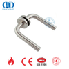 Manija de puerta con cerradura de palanca de acero inoxidable BS EN 1906-DDTH002-SSS