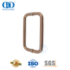 Tirador redondo tubular para puerta de vidrio de ducha de acero inoxidable-DDPH007-A-RG