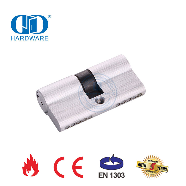 EN 1303 Cerradura de doble llave Cilindro de latón macizo estándar europeo-DDLC003-60mm-SC