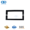 Tirador de tubo cuadrado D de acero inoxidable de alta calidad para puerta de vidrio-DDPH015-E-MB