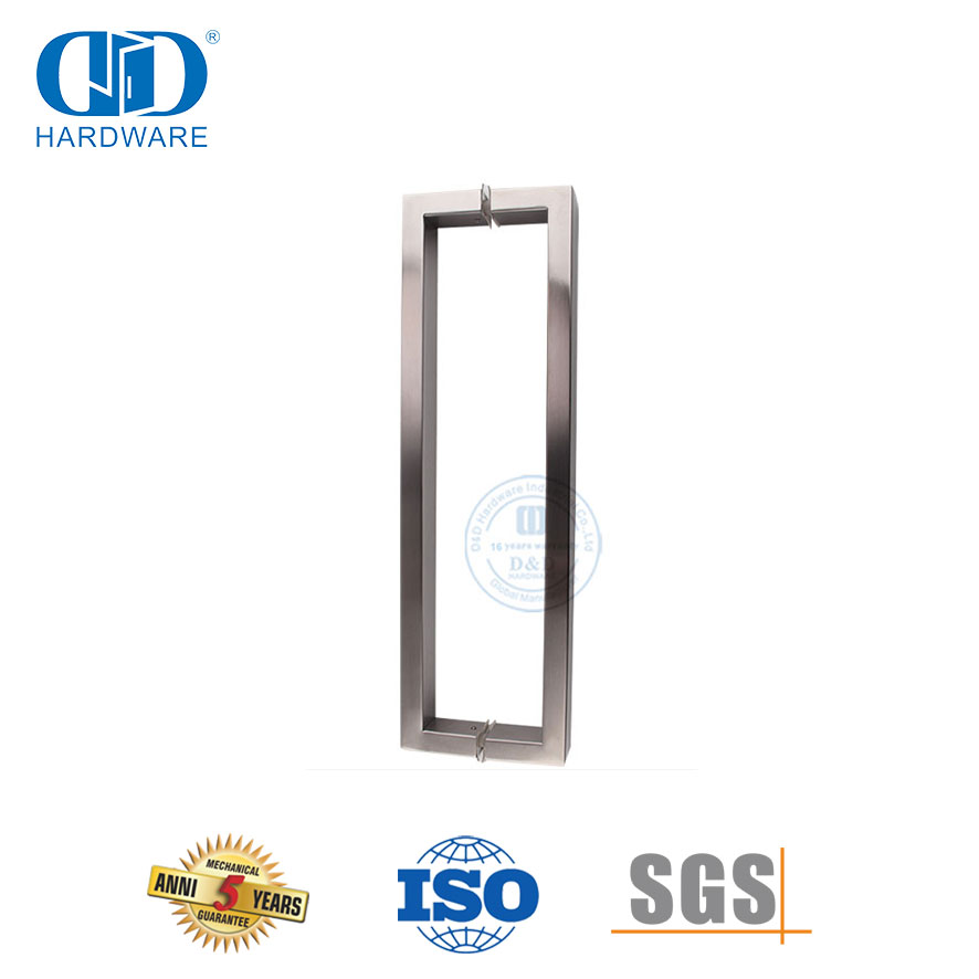 Tirador de acero inoxidable del fabricante OEM para puerta de vidrio de ducha-DDPH015