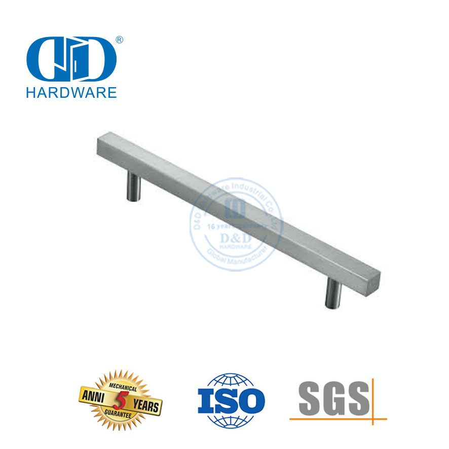 Manija clásica del tirón del cajón de los muebles del gabinete de aluminio de la aleación del cinc Puerta del inodoro-DDFH017