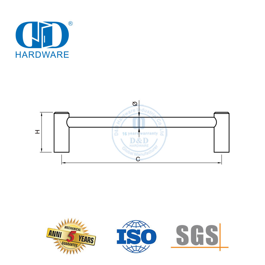Herrajes para muebles de dormitorio Tiradores y perillas para cajones Tiradores de uso para tocador-DDFH004