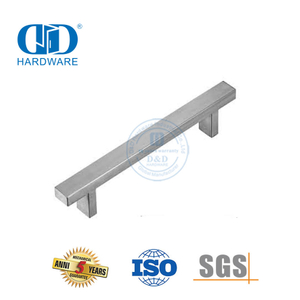 Temax Barra en T moderna de acero inoxidable, muebles modernos de lujo, tiradores de puertas interiores para gabinetes-DDFH020