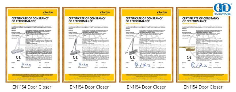 CE Certification Door Closer Cierrapuertas con certificación CE