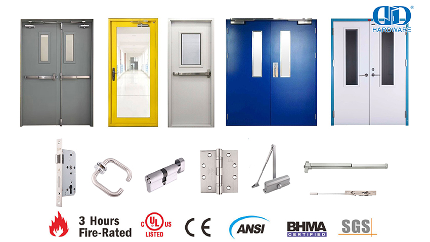 Criterio NFPA ® 80 para puertas de fuego y también varios otros protectores de apertura