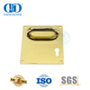 Hardware decorativo Centro a centro Manija de palanca de puerta de acero inoxidable de 72 mm con placa-DDTP001-PVD