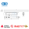 Hardware de construcción Listado UL Resistencia al fuego Aluminio Montado en superficie Resorte Deslizante Salidas hidráulicas Pasaje Cierrapuertas-DDDC054