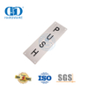 Placa de señal de tipo cuadrado de acero inoxidable, placa de empuje, baño, baño, puerta de inodoro, placa de firma-DDSP004