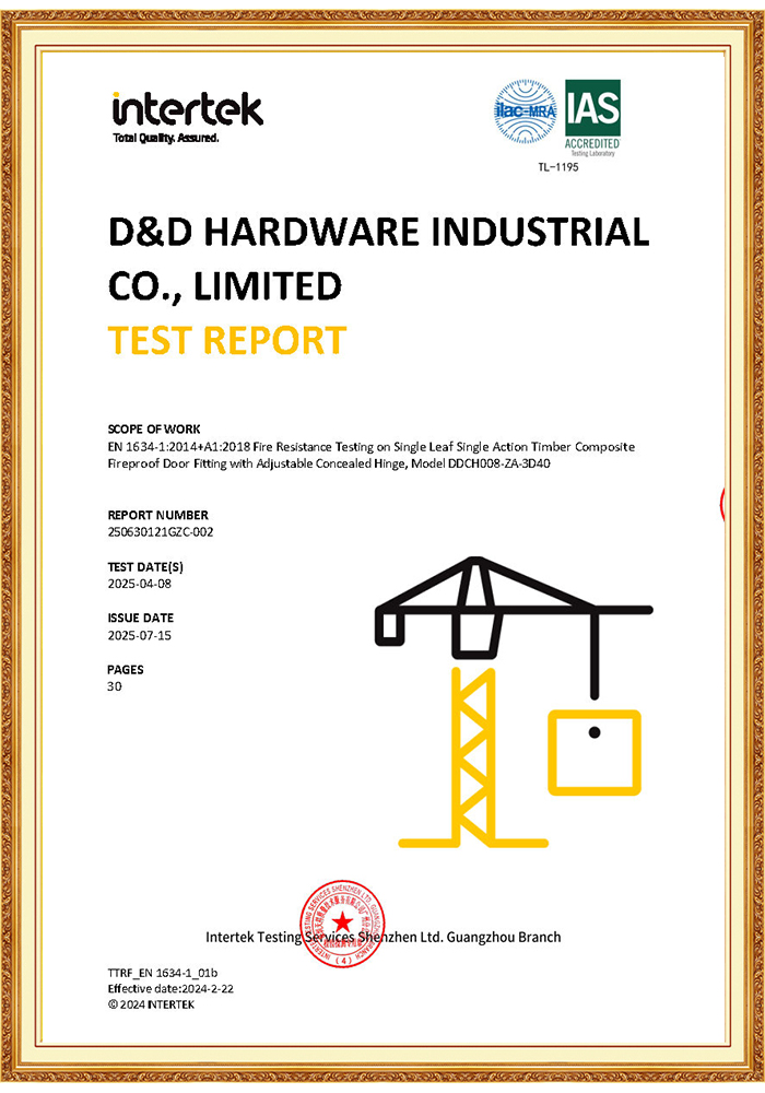 Bisagra de puerta ajustable oculta oculta 3D de aleación de zinc-DDCH008-G40