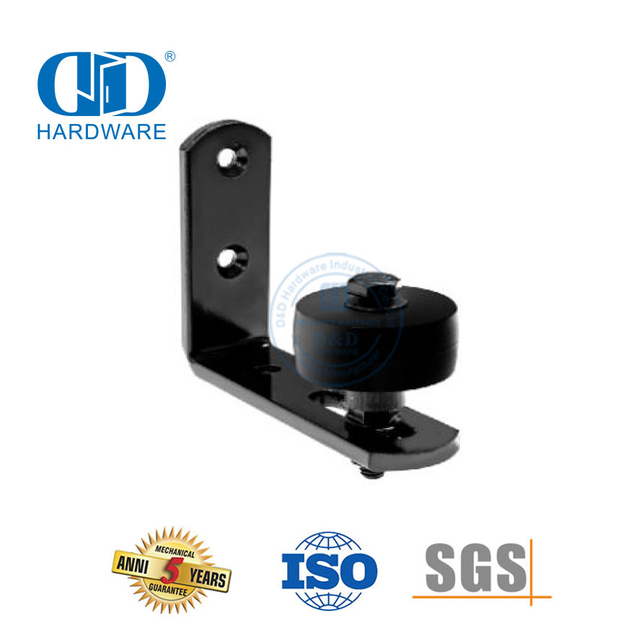 Guía de piso para puerta de granero de montaje en pared de metal de acero al carbono tipo americano Guía-DDBD086