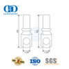 Herrajes de vidrio de acero inoxidable Accesorios de baño de vidrio sin marco Juego de accesorios de vidrio para puerta corredera-DDGS122