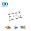 Kits de puertas dobles de gabinete de casa de acero inoxidable, herrajes para puertas de granero de vidrio deslizante, accesorios para puertas-DDBD047