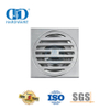 Desagüe de piso cuadrado de acero inoxidable de alta seguridad, desagüe de ducha de baño, accesorios de baño para puerta de vidrio-DDFD0011