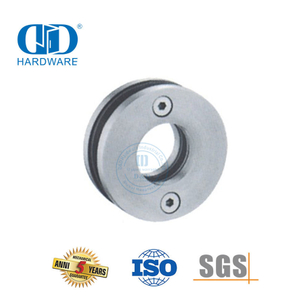 Accesorios para muebles de acero inoxidable de tipo redondo, manija ahuecada para puerta corrediza de vidrio-DDSK018