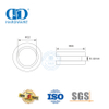 Perilla redonda de aluminio, herrajes para puertas corredizas de vidrio y acero inoxidable, manija de puerta con orificio pasante-DDSK017