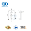 Herrajes para puertas corredizas de vidrio de acero inoxidable Puerta corrediza de vidrio Manija ahuecada tipo cuadrado-DDSK020