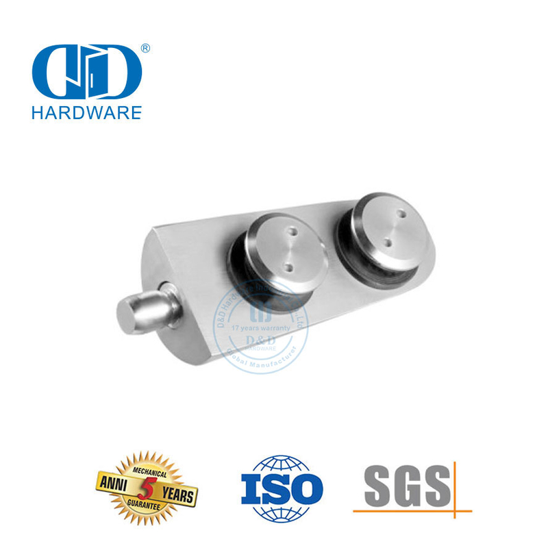Sistemas de pivote de puerta de vidrio de acero inoxidable Herrajes para puertas corredizas Pivote de puerta inferior-DDGP013