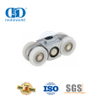 Proveedor de hardware, rueda colgante de acero inoxidable, rodillo para puerta de ducha, herrajes de vidrio para baño-DDGS155