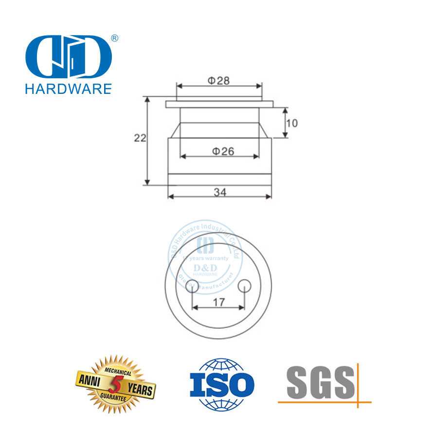 Sistema de pivote de puerta de vidrio de acero inoxidable Punto de vidrio Ajuste fijo Ajuste de parche Pivot-DDGP021